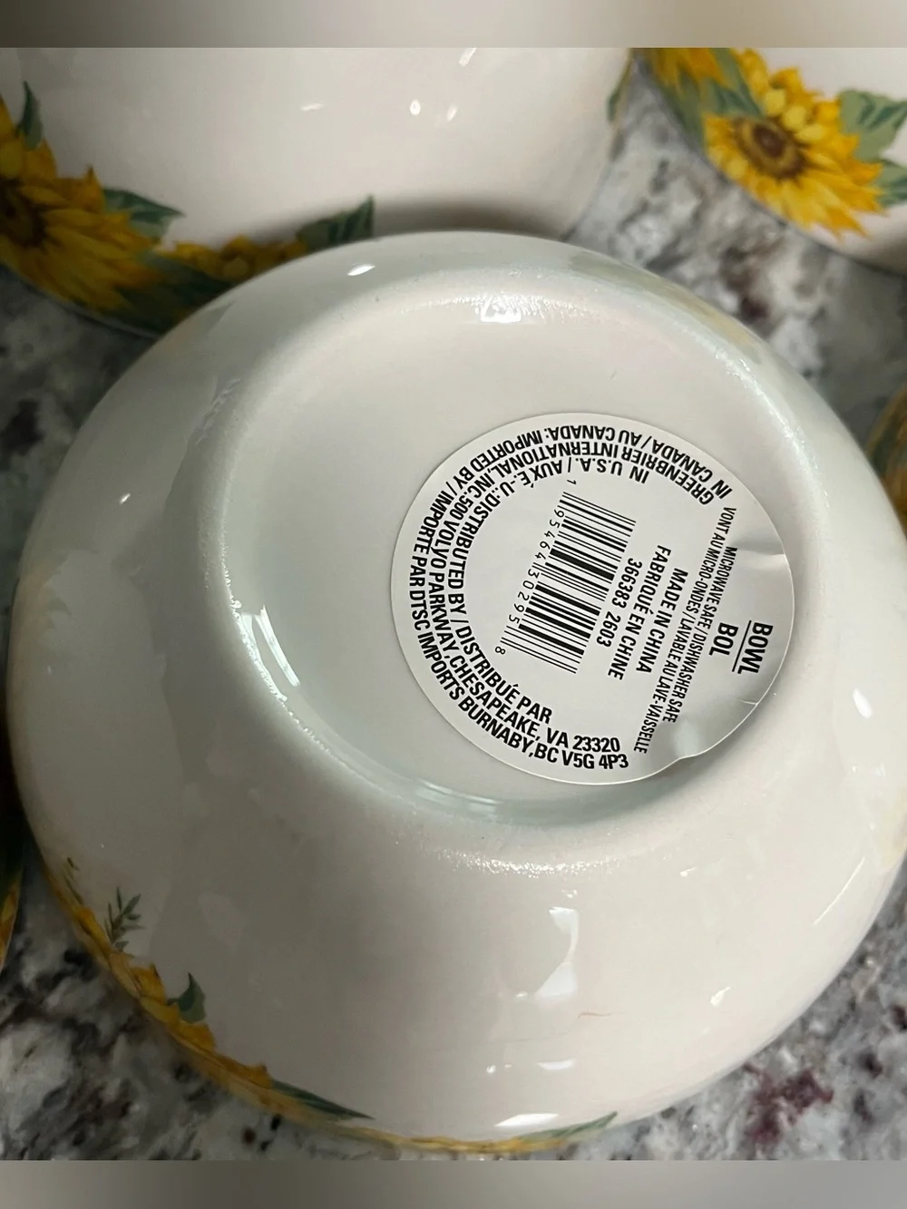 Royal Norfolk 6 Sunflower Cereal Bowls Fall Floral Country Boho Cottagecore
